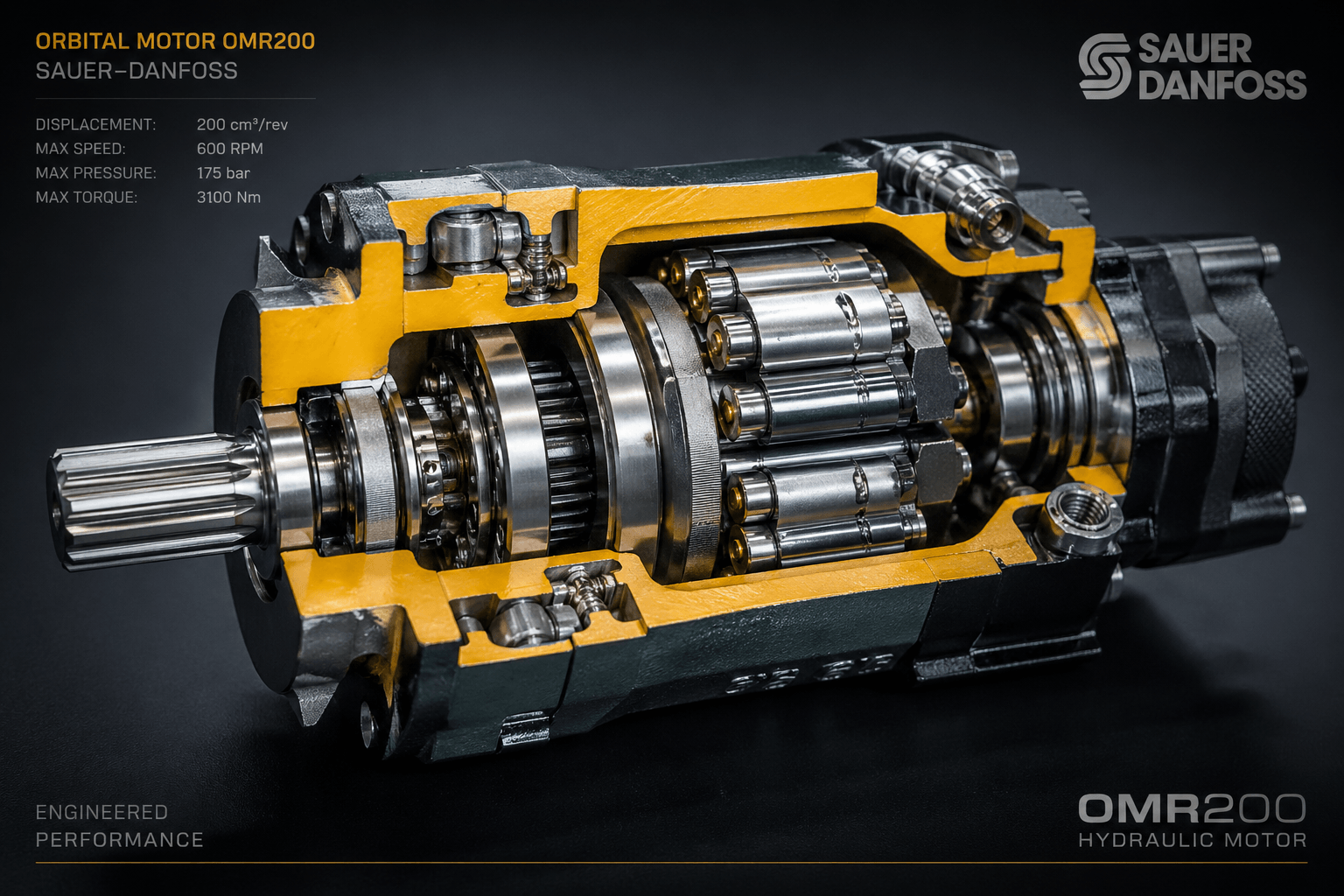 Гидромотор Danfoss OMR 200